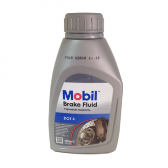 Жидкость тормозная MOBIL Brake Fluid DOT4, 0,5 л
