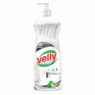 Средство для мытья посуды Velly Premium лайм и мята, 1000 мл
