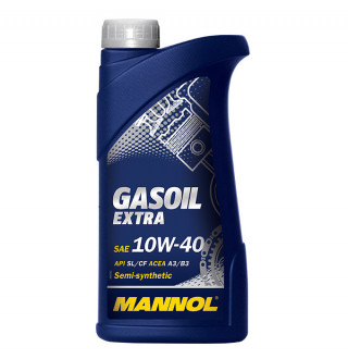 GASOIL EXTRA 10W-40 SL/CF Полусинтетическое масло для газовых двигателей SAE 10W-40 1 Liter