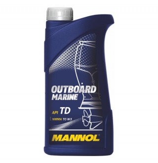 OUTBOARD MARINE Полусинтетическое мот.масло для 2-х тактных подвесных лодочных моторов с водяным охлаждением 1 Liter