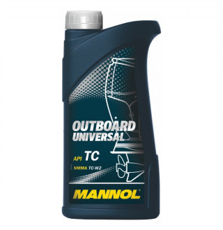 OUTBOARD Universal Минеральное мот.масло для 2-х тактных подвесных лодочных моторов с водяным охлаждением 1 Liter