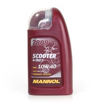 7809 4-Takt Scooter 10W-40 Синтетическое моторное масло для скутеров SAE 10W/40 1 Liter