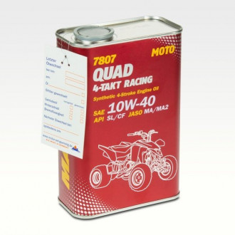 7807 4-Takt Racing Quad 10W-40 Синтетическое моторное масло для квадроциклов SAE 10W/40 1 Liter Metal