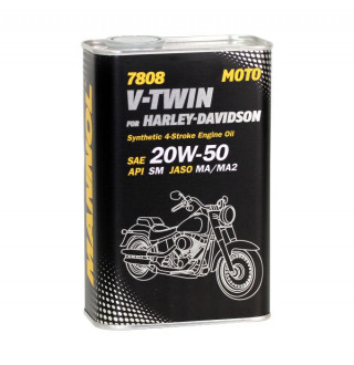 7808 V-TWIN for Harley-Davidson 20W-50 Синтетическое моторное масло для V-образных 2-х цилиндровых двигателей 1 Liter