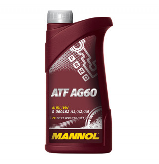 ATF AG 60 Cинтет. жидкость  для  8-ми, 6-и, и 5-и ступенчатых АКПП  ZF 1 Liter