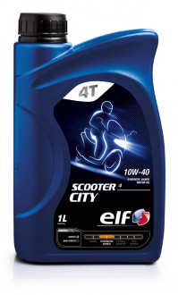 ELF SCOOTER 4 CITY 10W40 (1L) масло для 4-тактных скутеров API: SJ\