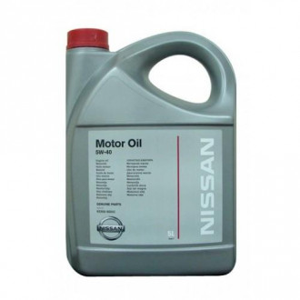 Масло моторное Nissan Motor Oil 5W-40, 5 л