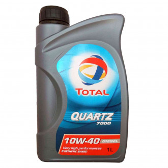 TOTAL Quartz Diesel 7000 10W40 синт. A3/B4, SL/CF (пластик/ЕС) (1L)