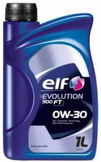 ELF Evolution 900 FT 0W30 синт. A3/B4, SL/CF (пластик/ЕС) (1L)
